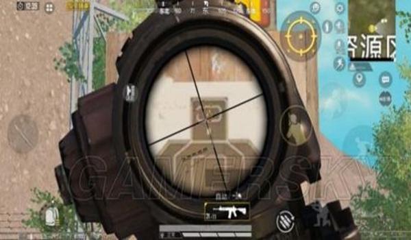 和平精英光学瞄准镜压枪