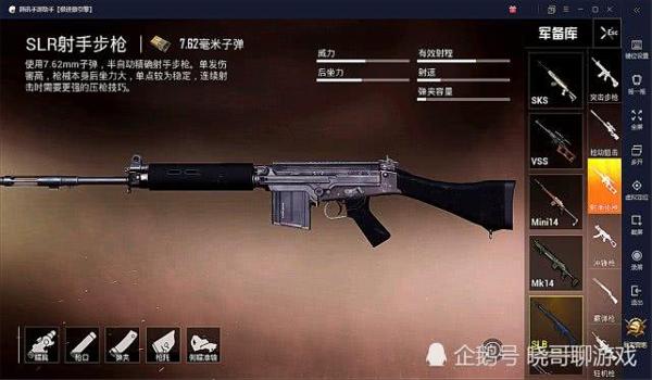 和平精英打辅助用哪把枪