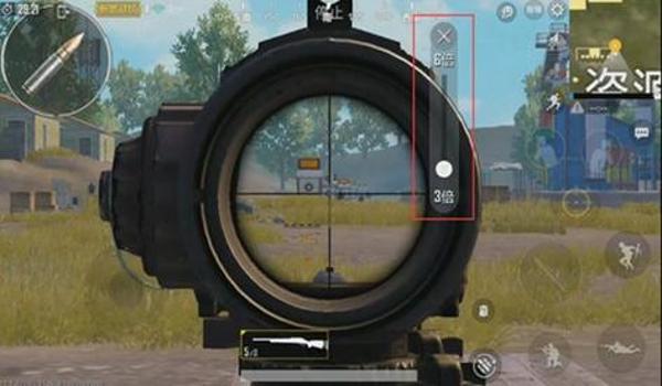 和平精英用六倍镜压枪