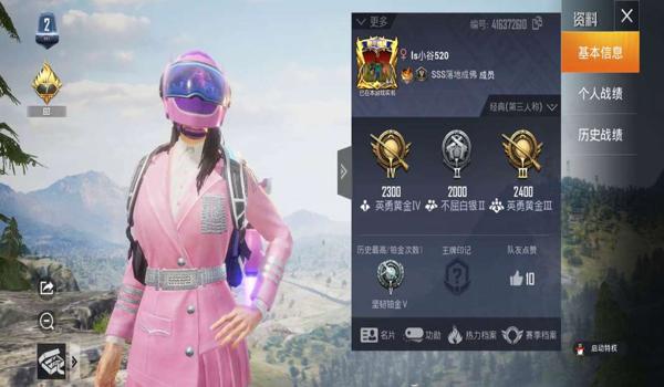 和平精英辅助主播大号