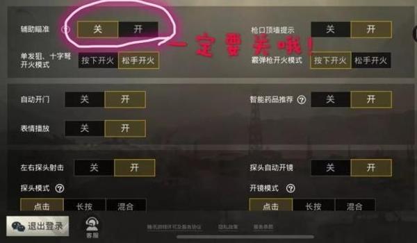 和平精英辅助瞄准无法爆头